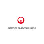 Logo service clients de l'eau